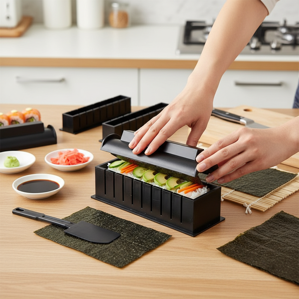 10er Sushi Formen Set