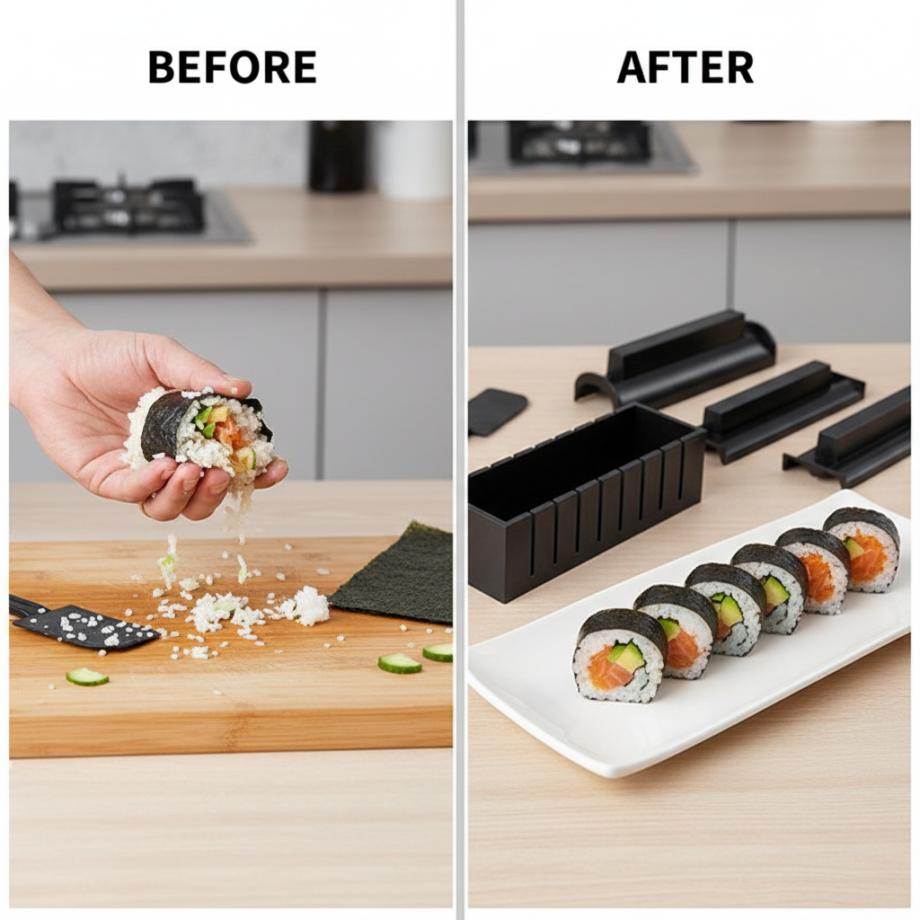 10er Sushi Formen Set