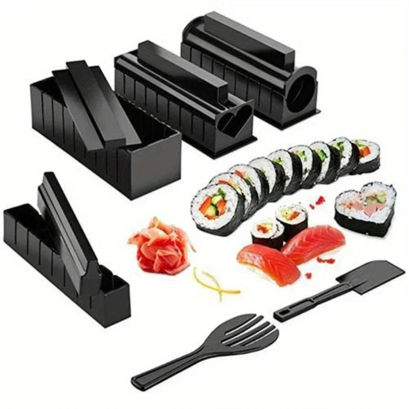 10er Sushi Formen Set